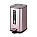 Bellagio 410High-Quality Stainless Steel Pedal Trash Can/DustBin With Plastic Bucket (SLOW AND SILENT ENJOY THE QUIET LIFE)