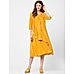 Yellow Asymmetric Layered Dress