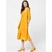 Yellow Asymmetric Layered Dress