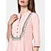 Pink Embroidered Kurta