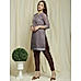 Purple Embroidered Kurta