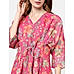 Pink Floral Kaftan Dress