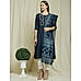 Navy Blue Embroidered Kurta