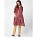 Red Asymmetric Kurta