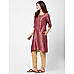 Red Asymmetric Kurta