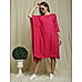 Magenta One-Side Kaftan Dress