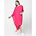 Magenta One-Side Kaftan Dress