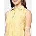 Yellow Striped Asymmetric Top