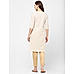 Off-White V-Neck Kurta