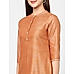 Orange Dobby Hi-Low Tunic