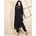 Black Printed Kurta Set