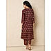 Maroon Printed Kurta Set