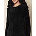 Black Textured Short Coat
