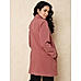 Pink Front Button Detail Long Coat