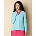 Blue Front Open Cardigan