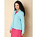 Blue Front Open Cardigan