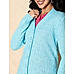 Blue Front Open Cardigan