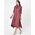 Wine Flared Dress