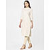 White Straight Kurta