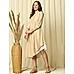 Beige Flared Layered Dress