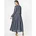 Grey Flared Kurta Gown