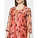 Pink Floral Layered Kurta