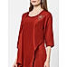 Red Asymmetric Layered Dress