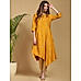 Mustard Embroidered Kurta