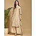 Beige Embroidered Kurta 