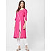 Pink Overlap Angrakha Kurta