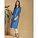 Blue Embroidered Kurta