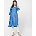 Blue Embroidered Kurta