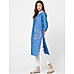 Blue Embroidered Kurta