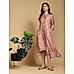 Light Pink Printed Asymmetric Kurta