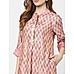 Light Pink Printed Asymmetric Kurta