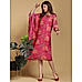 Pink Printed Kaftan Dress