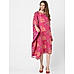 Pink Printed Kaftan Dress