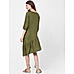 Olive Green Asymmetric Dress