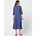 Blue Pleated Tunic Dress