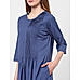 Blue Pleated Tunic Dress