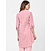 Pink Embroidered Cotton Kurta