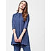 Blue Embroidered Cotton Kurta