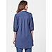 Blue Embroidered Cotton Kurta