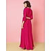 Fuchsia Embroidered Ethnic Dress