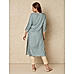 Turquoise Printed Long Kurta
