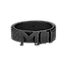 M buckle embossed black/plain black 35 mm reversible leather belt