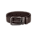 Shaded brown 35 mm leather belt