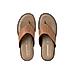 British Walkers Brown Leather Flip Flops for Men (6550264)