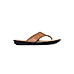 British Walkers Brown Leather Flip Flops for Men (6550264)