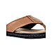 British Walkers Brown Leather Flip Flops for Men (6550264)